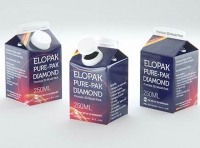 Elopak Pure-Pak Diamond Square 250ml carton packaging 3D model pack