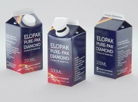 Elopak Pure-Pak Diamond Square 330ml carton packaging 3D model pack