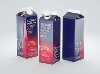 Elopak Pure-Pak Classic Curve 1000ml packaging 3d model
