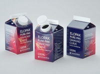 Elopak Pure-Pak Diamond-Curve Fresh 500ml premium packaging 3D model