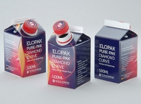 Elopak Pure-Pak Diamond-Curve Aseptic 500ml premium packaging 3D model