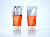Face wash gel plastic tube 150ml packaging 3d model