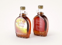 Maple Syrup Glass bottle 375ml 3D model pack (with a glass pattern)