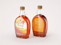 Maple Syrup Patterned Glass bottle 500ml 3D model pack