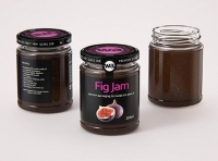 Fig Jam Glass Jar 200ml packaging 3d model