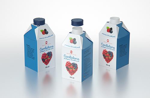 SIG Combidome 500ml carton packaging 3D model