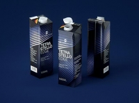 Tetra Pack Stello EDGE 1000ml with WingCap 30 packaging 3D model