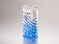 Short-grain rice plastic bag 1000g premium packaging 3d model